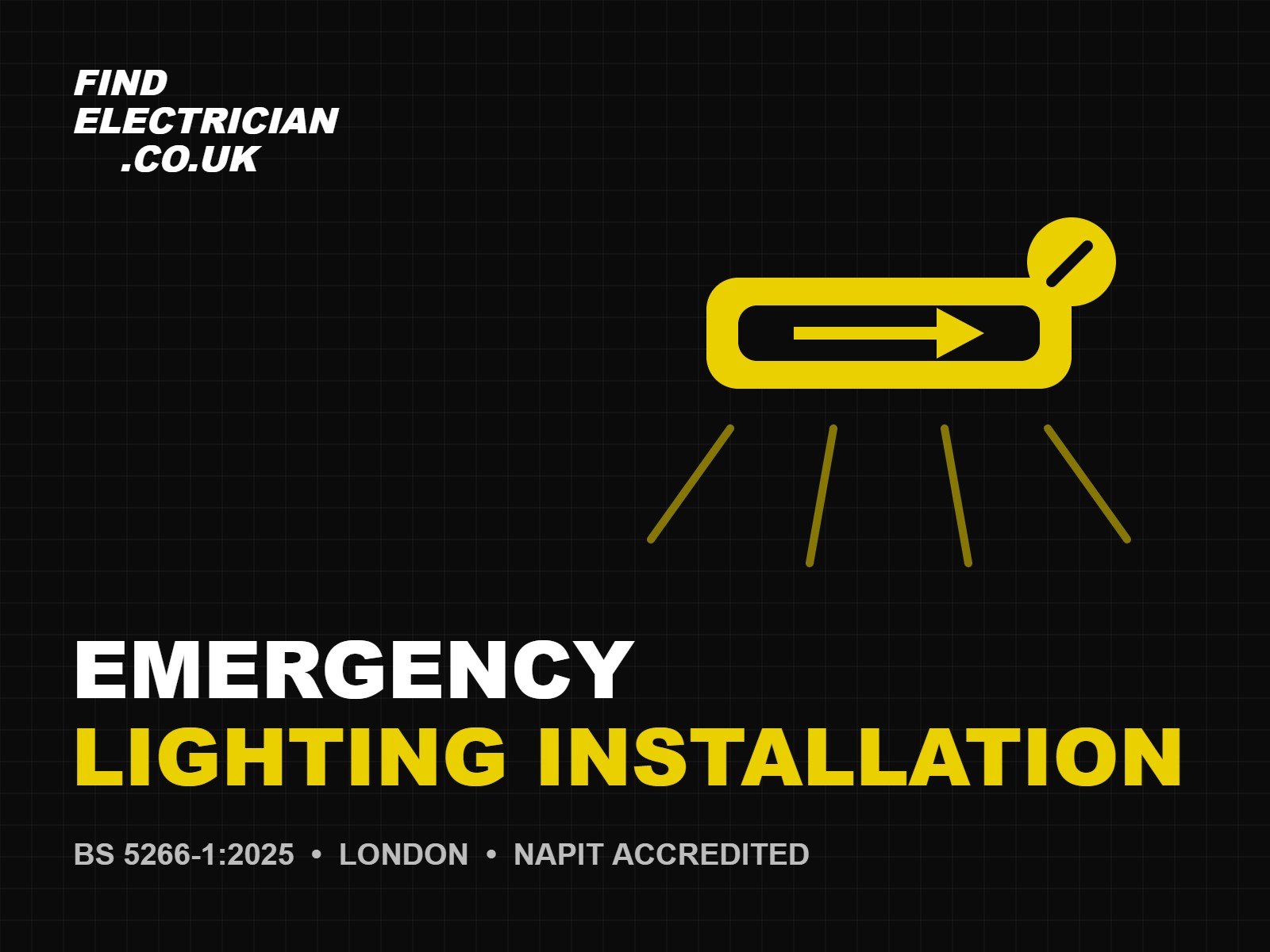 Emergency lighting installation - Find Electrician