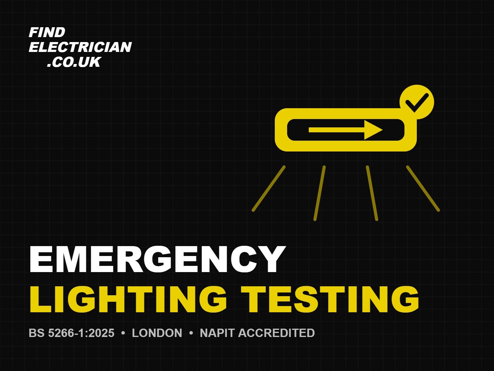 Emergency lighting testing - Find Electrician